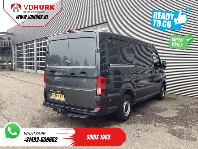 Volkswagen CRAFTER 35 2.0 TDI 140 pk Aut. L3H2 2x Schuifdeur/ LED/ Virtual Cockpit/ Gev.Stoel/ 270Gr.Deuren/ Carplay/ Navi/ Trekhaak/ Camera/ Cruise