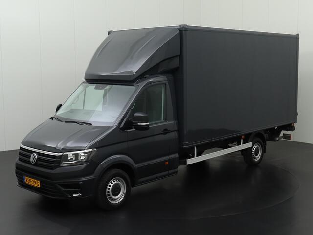 Volkswagen CRAFTER 2.0TDI 177PK DSG Automaat Bakwagen+Laadklep | 4.64 Mtr Laadlengte | Airco | Cruise | Camera | Dakspoiler | Zijdeur | Betimmering