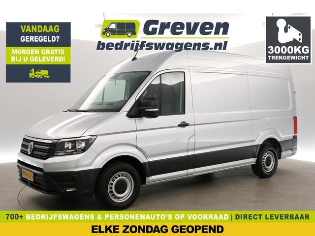 Volkswagen CRAFTER 35 2.0 TDI L3H3 140PK 3000kg Trekgew. Trekhaak Airco Camera Cruise Carplay Navi PDC 3 Persoons