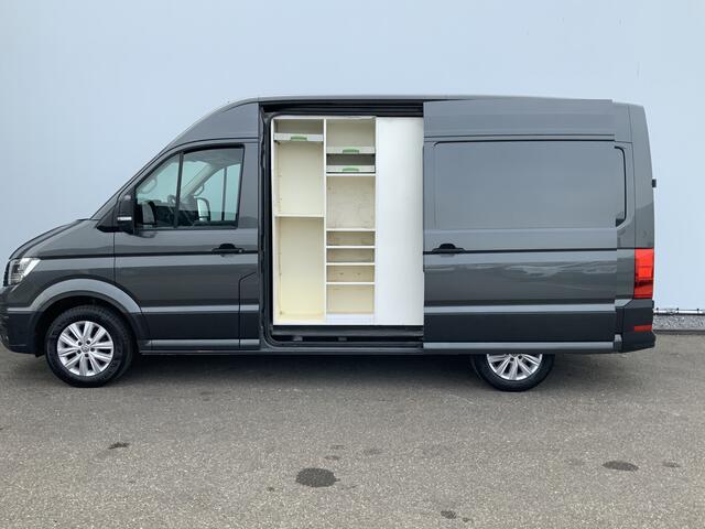 Volkswagen CRAFTER 35 2.0 TDI L3H3 Automaat Cruise Camera leer 3 Zits Camera Trekhaak 3000 kg Navi Alu Velg Dub Schuifdeur Euro 6