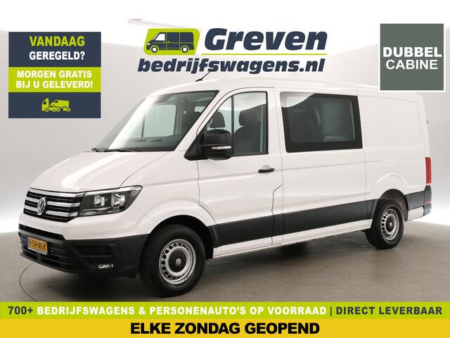 Volkswagen CRAFTER 35 2.0 TDI L3H2 140PK | Dubbele Cabine | 6 Persoons | Airco Cruise Parkeersensoren Trekhaak
