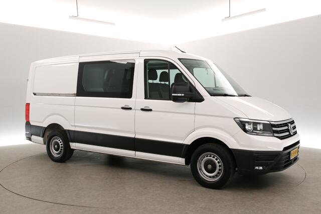 Volkswagen CRAFTER 35 2.0 TDI L3H2 140PK | Dubbele Cabine | 6 Persoons | Airco Cruise Parkeersensoren Trekhaak