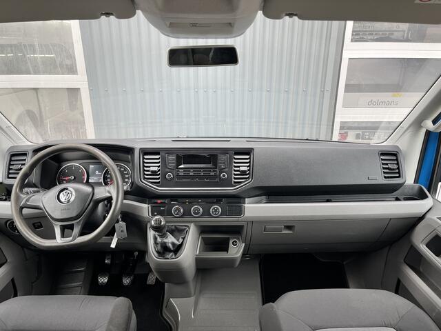 Volkswagen CRAFTER 35 2.0 TDI L3 DC Airco Cruise controle Euro 6 Pick-up Telefoonverbinding Voorruit verwarming 6-persoons Open laadbak Pick-up p-up Bakwagen 1e eigenaar