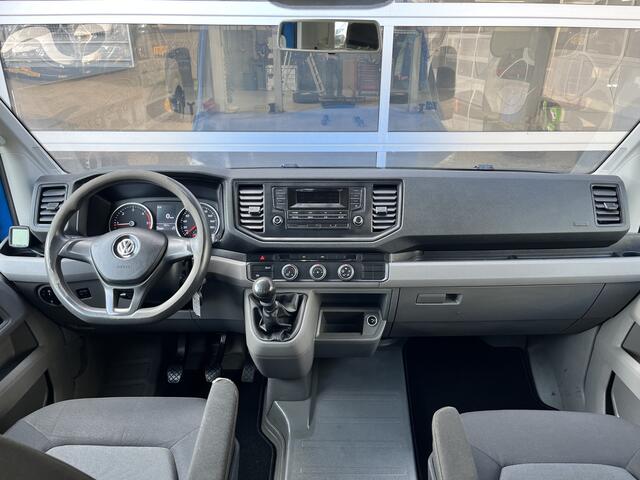 Volkswagen CRAFTER 35 2.0 TDI L3 DC Airco Cruise controle Euro 6 Pick-up Telefoonverbinding Voorruit verwarming 6-persoons Open laadbak Pick-up p-up Bakwagen 1e eigenaar