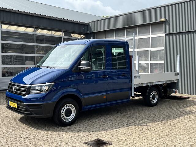 Volkswagen CRAFTER 35 2.0 TDI DC Laadklep 750kg Openlaadbak Pick-up Airco Cruise controle 6-Persoons Telefoonverbinding Euro 6 Lift Bpm vrij voor particulier gebruik!
