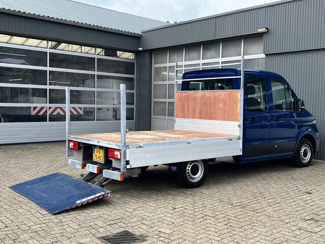 Volkswagen CRAFTER 35 2.0 TDI DC Laadklep 750kg Openlaadbak Pick-up Airco Cruise controle 6-Persoons Telefoonverbinding Euro 6 Lift Bpm vrij voor particulier gebruik!