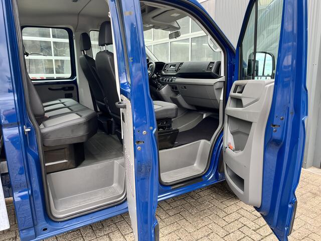 Volkswagen CRAFTER 35 2.0 TDI DC Laadklep 750kg Openlaadbak Pick-up Airco Cruise controle 6-Persoons Telefoonverbinding Euro 6 Lift Bpm vrij voor particulier gebruik!