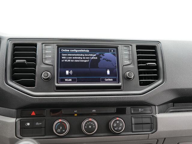 Volkswagen CRAFTER 35 2.0 TDI L3H3 Trendline140pk | Trekhaak | Cruise control | Navigatie | Appconnect | Spraakbediening | 3.5 t trekgew nieuwe L3 H3