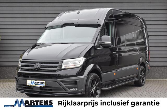 Volkswagen CRAFTER 30 2.0 TDI 140pk DSG L3H3 Exclusive Black Style Facelift BPM vrij! Trekhaak Camera Led Zonneklep Sidesteps Navigatie