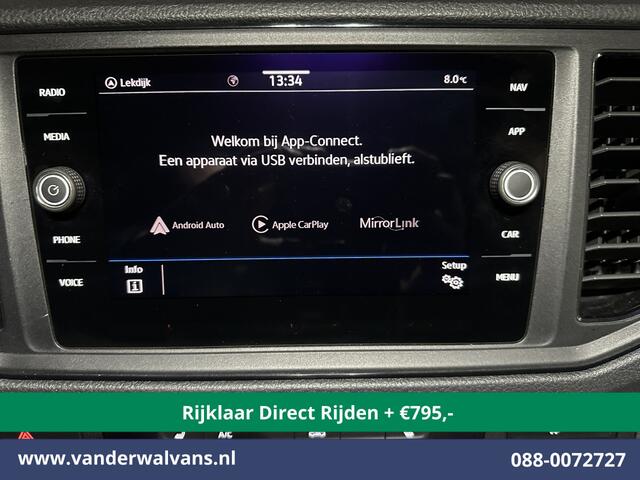 Volkswagen CRAFTER 2.0 TDI 177pk Automaat L3H2 L2H1 Euro6 *Rijklaar Direct Rijden* Airco | Camera | Navigatie | Apple Carplay 3000kg Trekhaak, Android Auto, Cruisecontrol, 270 Graden Achterdeuren, Stoelverwarming, Parkeersensoren, Bijrijdersbank