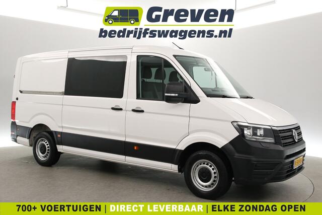 Volkswagen CRAFTER 2.0 TDI 177PK L3H2 | DC | 6-Zits | 3000kg Trekgew. | Trekh. | Airco | Cruise | Carplay | Parkeersens. | Navi