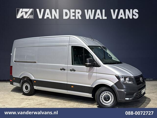 Volkswagen CRAFTER 2.0 TDI 141pk L3H3 L2H2 Euro6 Airco | 3000kg Trekhaak | Cruisecontrol | Chauffeursstoel Bijrijdersbank