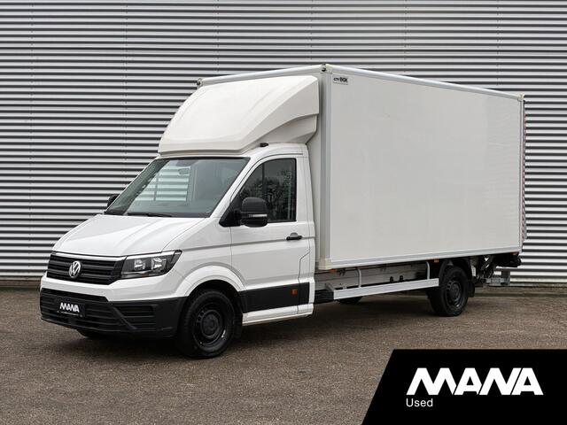Volkswagen CRAFTER 2.0TDI 177PK Bakwagen Laadklep 750kg Lat om Lat Trekhaak Zijdeur Lederen bekleding Airco