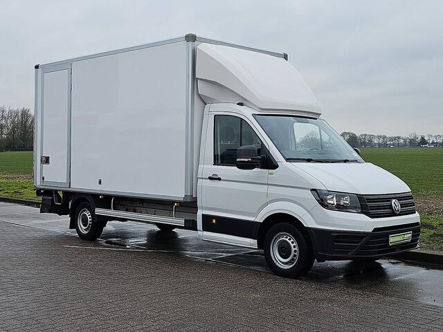 Volkswagen CRAFTER 35 2.0 TDI L4 Trendline Bakwagen Laadklep Lat-om-Lat Betimmerd Spoiler Zijdeur Euro6 140Pk Bpm-Vrij!