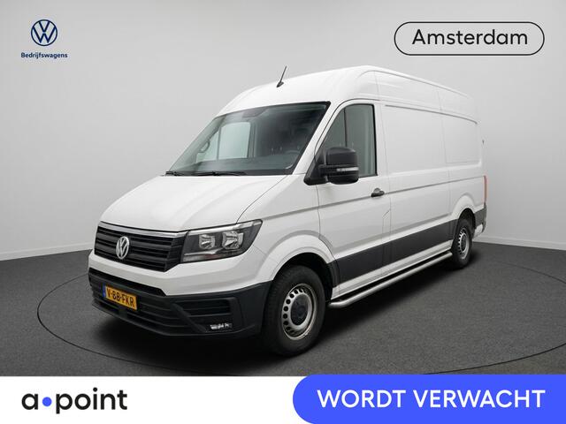 Volkswagen CRAFTER 35 2.0 TDI L3H3 Comfortline EURO VI 140 pk Automaat | Verlengde garantie | Navigatie | Trekhaak | Parkeersensoren | Achteruitrijcamera | Cruise control |