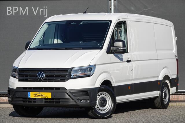 Volkswagen CRAFTER L3H2 | 2.0Tdi 177Pk | 35 | 3500Kg Trekgewicht | Stoel-Stoel | Achteruitrijcamera | 10.4'' Display | Trekhaak | Candy White