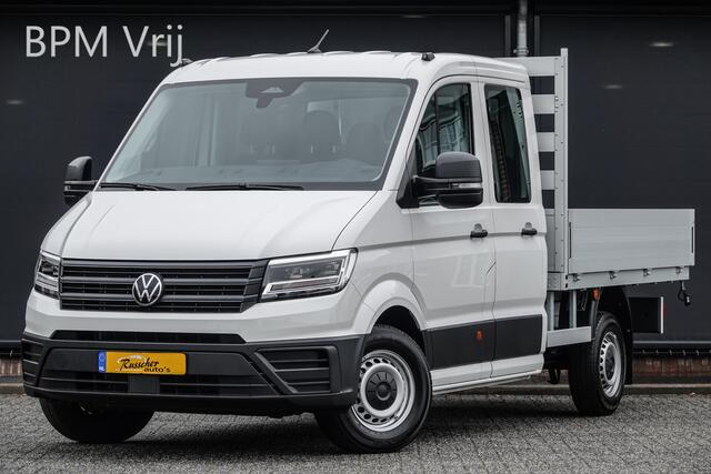 Volkswagen CRAFTER Bakauto | 2.0Tdi 163Pk | L3 | Dubbele cabine | 7-Persoons | 35 | 3.500Kg trekgwicht | Open Laadbak | Achteruitrijcamera | Trekhaak