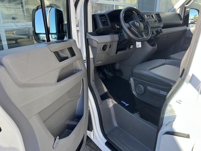Volkswagen CRAFTER 35 2.0 TDI L4 Open laadbak Pick-up Airco Cruise controle 3-Persoons 1e eigenaar Dealer onderhouden p-up bakwagen Achterruitrijcamera Lederbekleding Werkverlichting