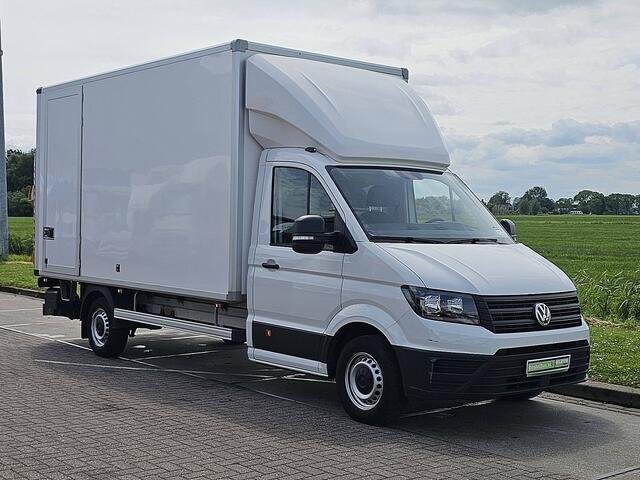 Volkswagen CRAFTER 35 2.0 TDI L4 Trendline Bakwagen Laadklep Lat-om-Lat Betimmerd Spoiler Zijdeur Euro6 140Pk Bpm-Vrij