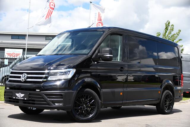 Volkswagen CRAFTER 35 2.0 TDI L3H2 Black Edition Camera, Cruise, Carplay, LED, Stoelverwarming, 177pk, Automaat, Clima, Trekhaak, Voorruit verwarming, Uniek!