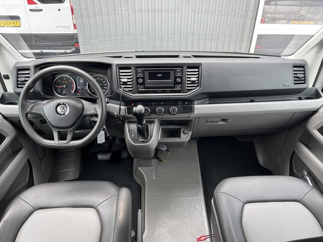Volkswagen CRAFTER 35 2.0 TDI L4 DC 140pk Airco Cruise controle Trekhaak 3000kg trekgewicht Kipper 6-Persoons Euro 6 Dubbele cabine 1e eigenaar Open laadbak Pick-up Bakwagen Kieper