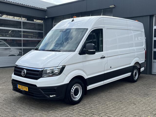 Volkswagen CRAFTER 35 2.0 TDI L3H3/L2H2 Werkplaatsinrichting Kastinrichting Servicewagen Omvormer Standkachel Airco Cruise controle Tekhaak 3000kg Camera Telefoonverbinding 1e eigenaar Dealer onderhouden Euro 6 Ex overheid