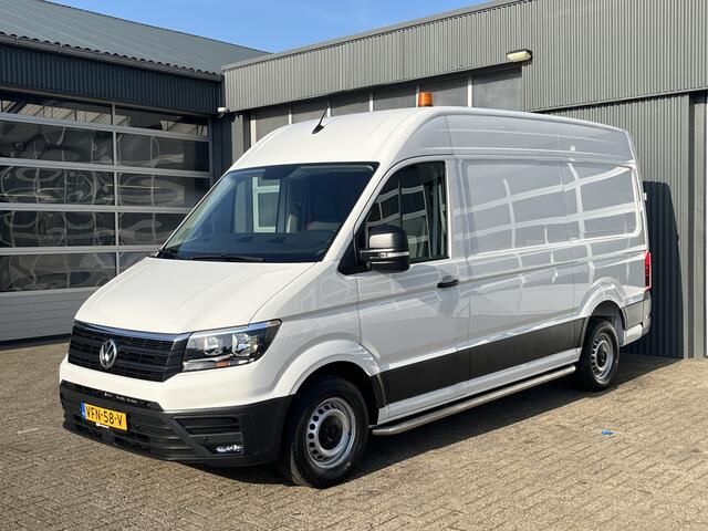 Volkswagen CRAFTER 35 2.0 TDI L3H3/L2H2 Trekhaak 3500kg trekgewicht Airco Cruise controle Kastinrichting Omvormer Apple carplay Navigatie Parkeersensoren voor en achter Euro 6 Bpm vrij!!