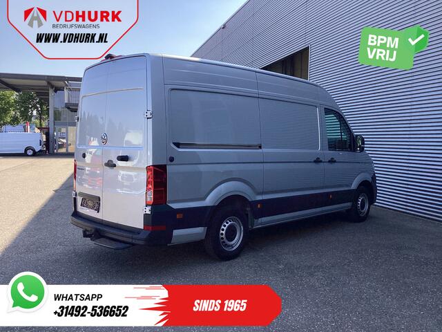 Volkswagen CRAFTER 2.0 TDI 140 pk DSG Aut. L3H3 LED/ 270Gr.deuren/ Gev.Stoel/ Massage/ Standkachel/ Carplay/ Camera/ PDC/ Cruise/ Trekhaak/ Airco