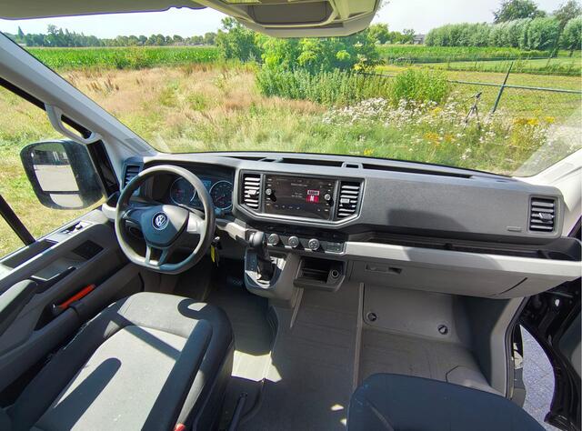 Volkswagen CRAFTER 35 2.0TDI 141PK Automaat L4H3 2X Schuifdeur Camera Apple Carplay Android Auto Cruise Control Navi Airco Pdc Betonplex Vloer Lat om Lat Betimmering Wandbeplating Euro 6 Origineel Nederlandse Bus