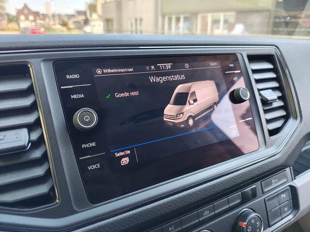 Volkswagen CRAFTER 35 2.0TDI 141PK Automaat L4H3 2X Schuifdeur Camera Apple Carplay Android Auto Cruise Control Navi Airco Pdc Betonplex Vloer Lat om Lat Betimmering Wandbeplating Euro 6 Origineel Nederlandse Bus