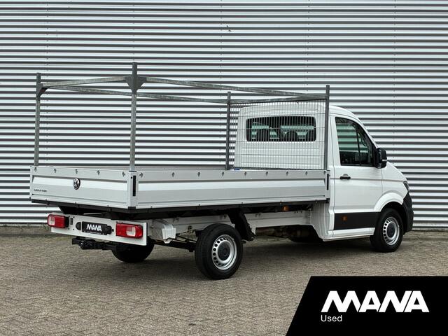 Volkswagen CRAFTER 35 2.0 TDI L3 140pk Automaat Airco Navi Lederen Bekleding Open Laadbak