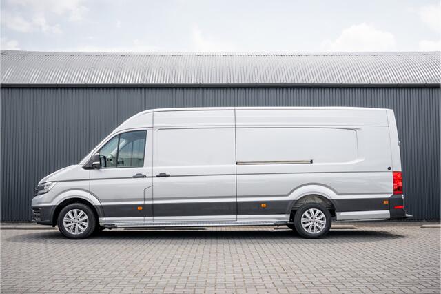 Volkswagen CRAFTER 2.0 TDI XL L5H3 | 177 PK | Rijplaten | Automaat | LED | Camera | Carplay | Schuifdeur L+R | PDC | Trekhaak