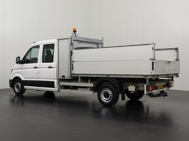 Volkswagen CRAFTER 2.0TDI 177PK Automaat Dubbele Cabine Kipper | 3-Zijdig | 3000Kg Trekhaak | Navigatie | 6-Persoons