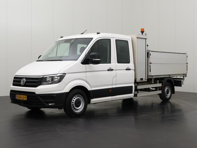 Volkswagen CRAFTER 2.0TDI 177PK Automaat Dubbele Cabine Kipper | 3-Zijdig | 3000Kg Trekhaak | Navigatie | 6-Persoons