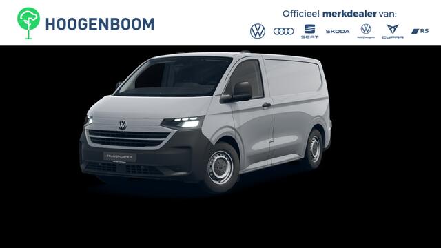 Volkswagen E-Transporter Bedrijfswagens Bestelwagen L1 218pk 64kWh Elektrische aandrijving | Bijrijdersbank | Trekhaak, vast | Navigatiesysteem 13" met draadloos App-Connect | Achterdeuren zonder ruit |