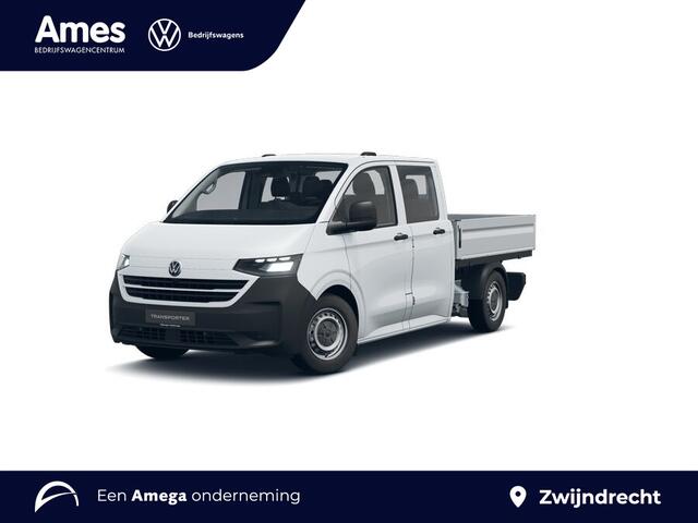 Volkswagen E-Transporter Pick-up Dubbele Cabine L2 136pk | 64 KWh | 6 Zits | Trekhaak | Robuust kunstleder