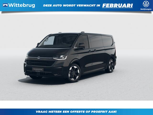 Volkswagen E-Transporter 34 L2H1 Bulli 71 kWh 218PK dubbele schuifdeur, ergo comfort stoel icm kunstleer, trekhaak, alarm etc.