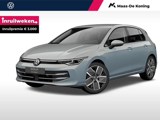 Volkswagen GOLF Style Edition 1.5 eHybrid 204 pk 6 versn. DSG · Multimedia Pakket · Panoramisch schuif-, kanteldak, elektrisch bedienbaar · Trekhaak, elektrisch inklapbaar ·