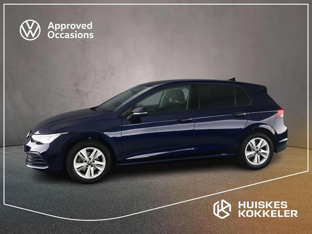 Volkswagen GOLF Life 1.5 eTSI 130pk DSG Automaat Adaptive cruise control, Achteruitrijcamera, Stoelverwarming, App connect, Parkeersensoren, Airco, Stuurwiel verwarmd