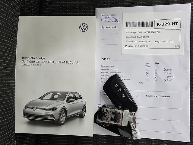 Volkswagen GOLF 1.0 TSI Golf (90 PK) 1e-Eig. & Dealer-Onderh. BOVAG-Garantie. NL-Auto