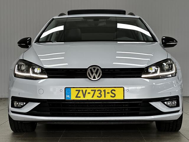 Volkswagen GOLF Variant 1.6 TDI Comfortline/ D-Riem verv: 95.000 KM!/ Facelift/ Trekhaak/ 18'' LMV/ LEDER/ Panorama-Dak/ Apple + Android/ LED Koplampen/ DAB+/ Stoelverw./ PDC V+A/ Parelmoer wit/ Adaptive Cruise/ Led Achterlichten.