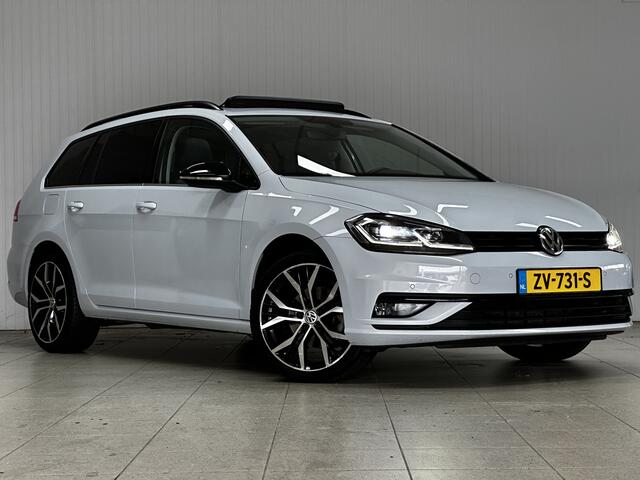 Volkswagen GOLF Variant 1.6 TDI Comfortline/ D-Riem verv: 95.000 KM!/ Facelift/ Trekhaak/ 18'' LMV/ LEDER/ Panorama-Dak/ Apple + Android/ LED Koplampen/ DAB+/ Stoelverw./ PDC V+A/ Parelmoer wit/ Adaptive Cruise/ Led Achterlichten.