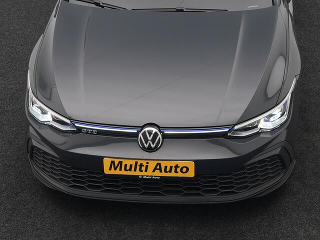 Volkswagen GOLF GTE 245pk Plug In Hybrid Black Optic PHEV | Adaptive Cruise | Camera | IQ Light | Sportstoelen Verwarmd | 18"L.M | Virtual | Apple Carplay | Sfeerverlichting | Keyless |