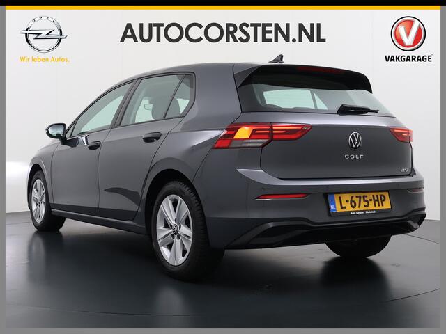 Volkswagen GOLF 1.0 eTSI 111PK AUT-7 Nieuw Model Adap.Cruise Virtual Cockpit Apple Carplay Android APP-Connect Navi Ecc Pdc Life Stoel+Stuurverwarming Lmv Mirrorlink DAB Led Isofix Keyless mild hybride Complete Volkswagen Golf mild hybride!