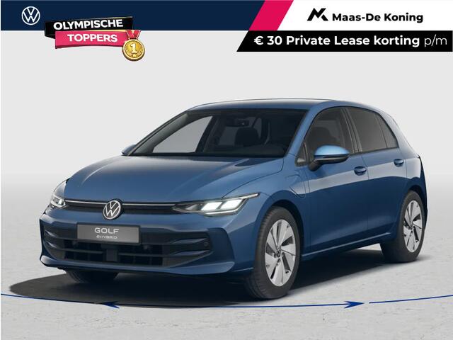 Volkswagen GOLF 1.5 eHybrid Life Edition 204 pk 6 versn. DSG PRIVATE LEASE VANAF ¤459P/M · Achteruitrijcamera · draadloze telefoonlader · Voorraad OUTLET ·