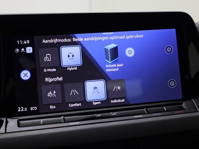 Volkswagen GOLF 1.4eHybrid 150kW/204PK Style DSG · Navigatie · Apple/Android Car Play · Trekhaak · Camera + Parkeersensoren · Dodehoeksensor ·