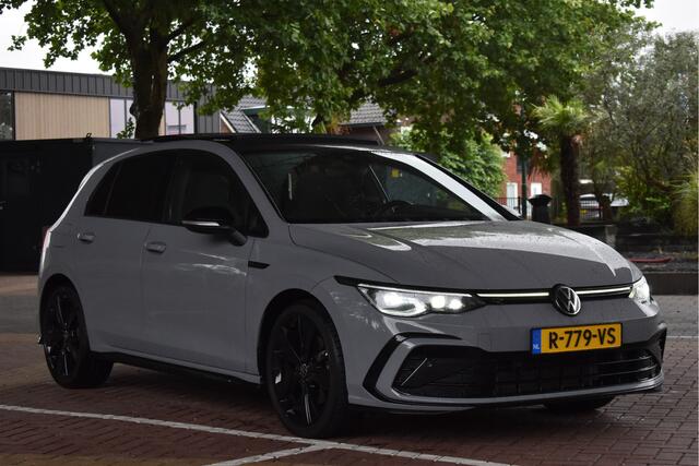 Volkswagen GOLF 2.0 TSI 191 PK 3x R-Line Nardo Grey Winter pakket | Zéér netjes | Open dak | Keyless | Sfeerverlichting | Carplay | Stoel- & stuurverwarming | DAB