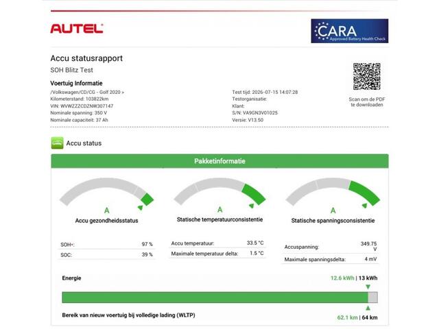 Volkswagen GOLF 1.4 GTE SOH 97% IQ-light Mistlampen Blindspot Sfeerverlichting Stoelverwarming Carplay Erg netjes!
