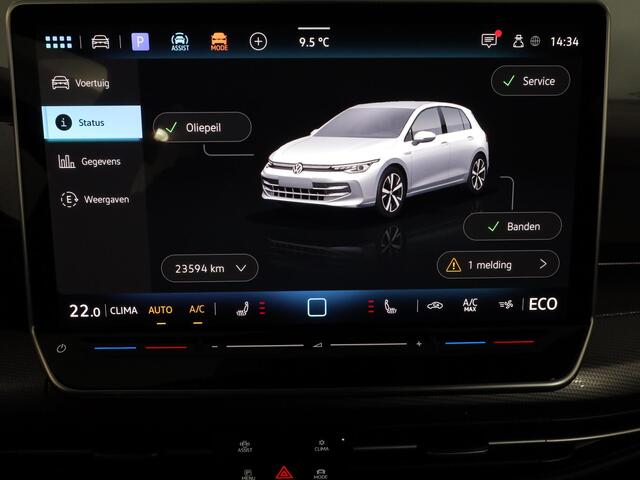 Volkswagen GOLF 1.5 eHybrid 50 Edition 204 pk Automaat (DSG) | Verlengde garantie | Navigatie | Parkeersensoren | Achteruitrijcamera | Adaptieve cruise control | Stoelverwarming |