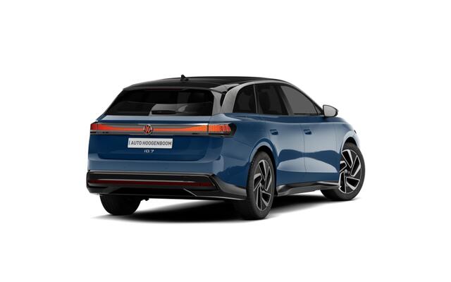 Volkswagen ID ID.7 Tourer 77 kWh Elektromotor 286 1AT Pro Business | Achterbank in ongelijke delen neerklapbaar incl. middenarmsteun en doorlaadmogelijkheid | Afstandscontrolesysteem (Front Assist), met voetgangers- en fietsersherkenning | Automatische afstandsregeling